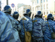 ОМОН на "Марше несогласных" в Нижнем Новгороде 24 марта 2007 года