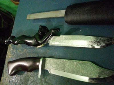 Ножи, изготовленные в ИК-6. Фото Ильнура Шарапова
