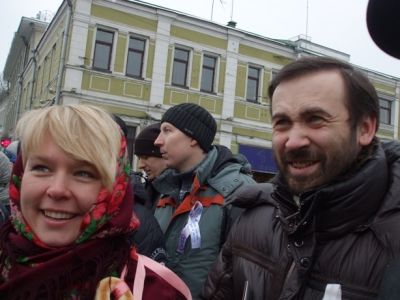 Чирикова и Пономарев; Фото "Эхо Москвы" 