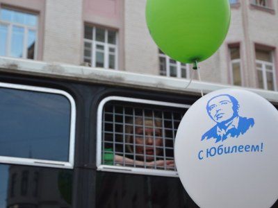 Задержания на Арбате в день рождения Михаила Ходорковского (Фото Каспарова.Ru)