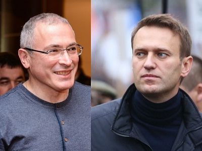 Ходорковский, Навальный. Фото: dozor.kharkov.ua, slon.ru