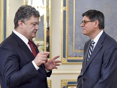 Порошенко и Джейкоб Лью. Фото: president.gov.ua