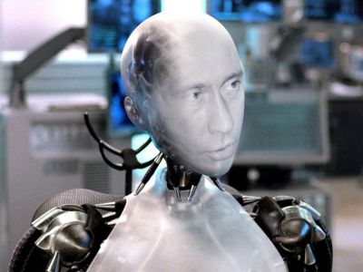 Путин и искусственный интеллект. Источник - freakingnews.com