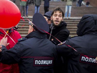 Задержания на акции сторонников Навального, Фото: zona.media