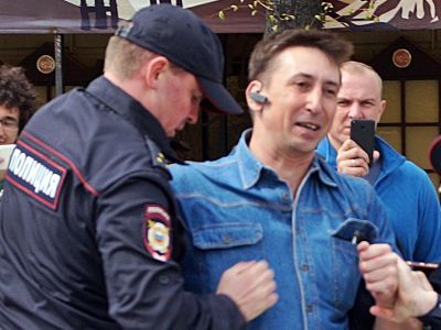 Задержание Альберта Герасимова. Фото: Александр Воронин, Каспаров.Ru