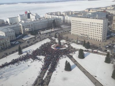 Антимусорный митинг в Архангельске. Фото: dvinatoday.ru