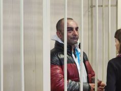 Тигран Хачикян в зале суда. Фото: Объединенная пресс-служба городских судов / Telegram
