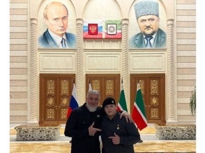 Депутат Госдумы Адам Делимханов и Адам Кадыров. Фото: t.me/dirtytatarstan