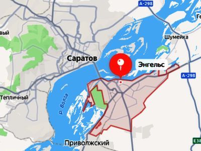 Саратов и Энгельс. Фото: Яндекс.карты Саратов и Энгельс. Фото: Яндекс.карты